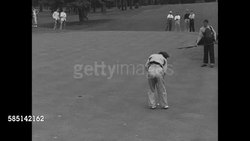 Gene Sarazen wins 1937 Chicago Open News Clip