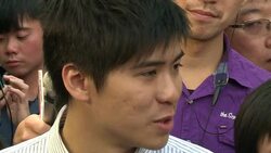 CLEAN : Student leader slams HK government on twisting public opinions News Clip