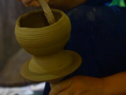 pottery, Thailand Stock Footage
