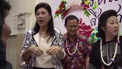 CLEAN : Toppled Thai party meets for Thaksin Skype address News Clip