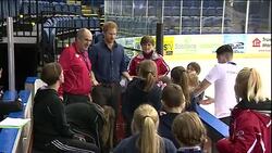 Prince Harry Checks In With The Coach Core News Clip