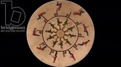 Animated 19th century phenakistoscope with man climbing stairs Stock Footage