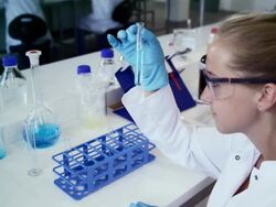 Laboratory work Stock Footage