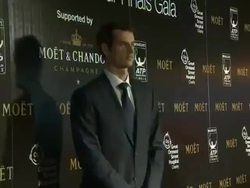 Andy Murray Arrives at the World ATP Tour Launch News Clip