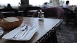 Traditional Hungarian Food, Castle Hill District, Budapest, Hungary, Europe Stock Footage