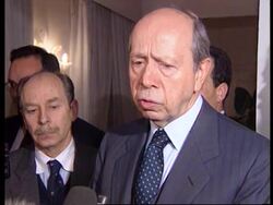 Albania - Dini comments on crisis News Clip