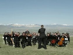 Outdoor Orchestra Stock Footage