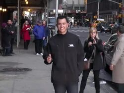 Graham Rahal at the 'Late Show with David Stock Footage