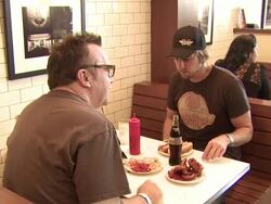 Tom Arnold, Dax Shepard at the Coney Dog Grand Opening Benefiting The Midnight Mission at West Hollywood CA. (Footage by WireImage Video/Getty Images Entertainment Video) Stock Footage