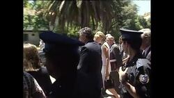 Princess Diana with President Menem in Argentina News Clip
