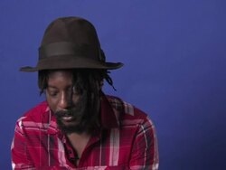 k-os interview (clip 5) Stock Footage