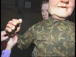 Russia - Latest puppet for 'Kukly' show News Clip