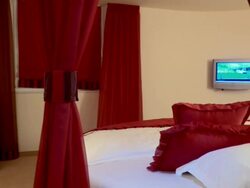 HD DOLLY: Luxurious Hotel Bedroom Stock Footage