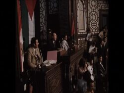 SYND 10 6 73 ASSAD AT PARLIAMENT SESSION IN DAMASCUS News Clip