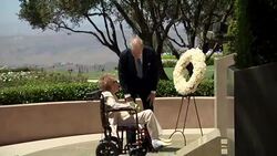 Nancy Reagan has visited the California grave of her husband, President Ronald Reagan, on the tenth anniversary of his death. (June 5) News Clip