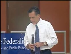Political play of the day: Romney campaigns News Clip