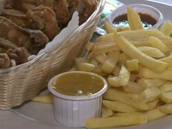 chicken wings Stock Footage