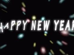 Happy New Year Celebration Loop Stock Footage