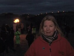 VOICED: Lights go on along Hadrian's Wall News Clip