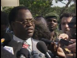 Zaire - People of Kinshasa waiting for rebel force News Clip