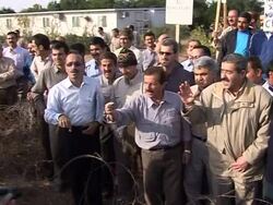 CLEAN: Iranian dissidents defy police orders to quit Iraq camp News Clip