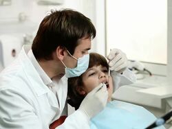 At the dentist Stock Footage
