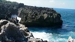 Water Blow, Nusa Dua Bali,Indonesia Stock Footage