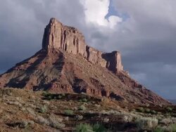 'Parriott Mesa in Moab, Utah' Stock Footage