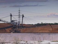 Open cast mining Stock Footage