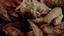 Restaurant food Stock Footage