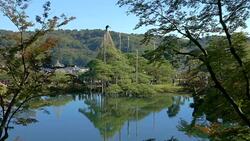 Kenrokuen Garden in Autumn, Kanazawa, Japan Stock Footage