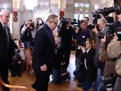 Nobel Peace Prize winner Ahtisaari on Kosovo News Clip