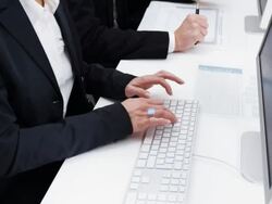 Callcenter (Shot on RED) Stock Footage