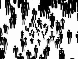 MEN, PERSON : white back - (LOOP) Stock Footage