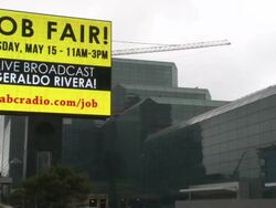 Putting America Back to Work! Job Fair Stock Footage