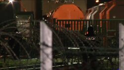 WRAP G'peace truck blocks nuclear waste ADDS protesters removed from truck News Clip