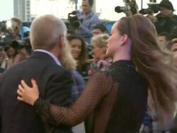 Harrison Ford, Olivia Wilde at the Cowboys & Aliens UK Premiere at London England. (Footage by WireImage Video/Getty Images Entertainment Video) Stock Footage