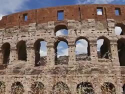 The Coliseum of Rome Stock Footage