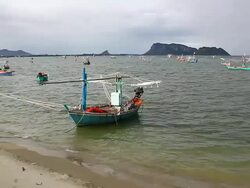 fishery boat Stock Footage