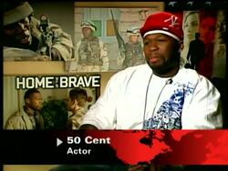 Actor Samuel L. Jackson and rapper-turned-actor '50 Cent' star in 'Home of the Brave' - a drama about American vets in Iraq making the transition back to civilian life. News Clip