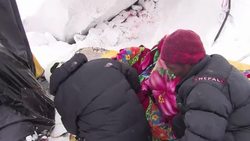 CLEAN : Mount Everest base camp after avalanche News Clip