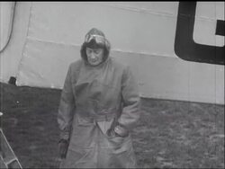 Lord Thompson Inspects new Type Aircraft News Clip