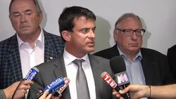 Interior Minister Manuel Valls visits scene of riots in troubled district News Clip