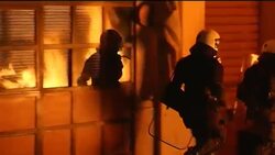 Clashes between riot police and protestors continue into night Instructional Video