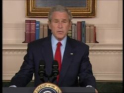 WRAP Bush and Chinese special envoy comments on Darfur News Clip