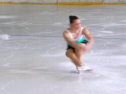 HD: Figure Skating Performance Stock Footage