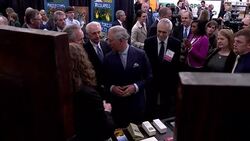 Prince Charles Talking With Exhibitors News Clip