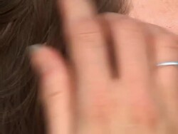 HD: Woman's Ear Stock Footage