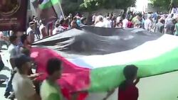 CLEAN : Islamic Jihad rallies in the Gaza Strip News Clip