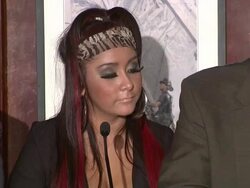 SPEECH: Andy Polizzi says why he is proud of Snooki and thanks everyone for being here at Nicole 'Snooki' Polizzi Introduces Team Snooki Boxing, New York, NY, United States, 01/12/2012 Stock Footage